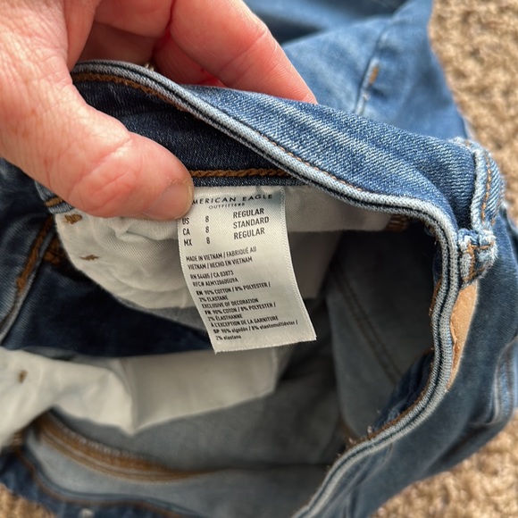 American Eagle Next Level Stretch Hi-Rise Jegging Skinny Jeans Size 8 - Picture 13 of 16